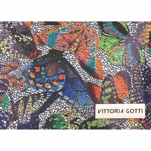 Torebki Listonoszki Skórzane firmy Vittoria Gotti Made in italy Multikolor Granat (kolory)