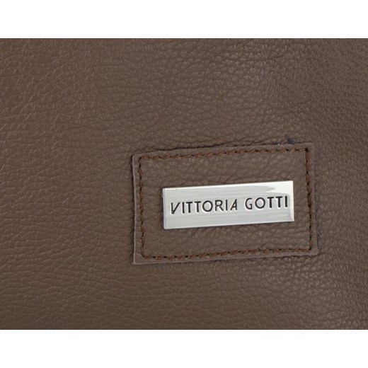 Shopper bag Vittoria Gotti skórzana elegancka na ramię duża 