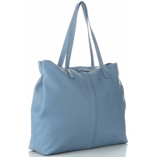 Shopper bag niebieska Vittoria Gotti 