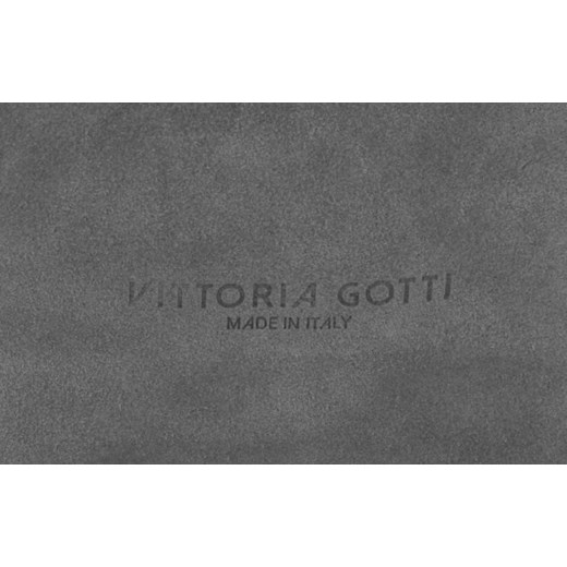 Vittoria Gotti Torebki Skórzane na każdą okazję Włoski Shopper XXL  wykonany z wysokiej jakości Zamszu Naturalnego Szary (kolory)