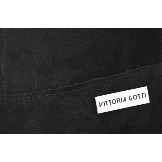 Torebka Skórzana Vittoria Gotti Made in Italy Czarna (kolory)