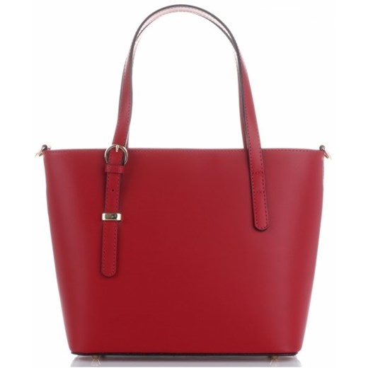 Shopper bag Vittoria Gotti matowa elegancka na ramię bez dodatków 