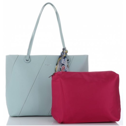 Shopper bag David Jones mieszcząca a8 matowa