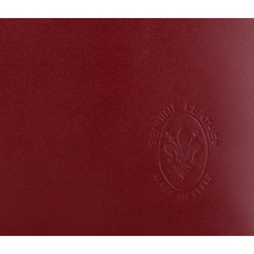 Eleganckie Włoskie Torebki Skórzane Listonoszki firmy Genuine Leather Pelle Bordowa (kolory)