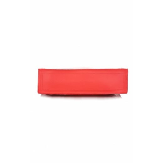 Włoskie Torebki Skórzane ShopperBag XL Genuine Leather Czerwona (kolory)