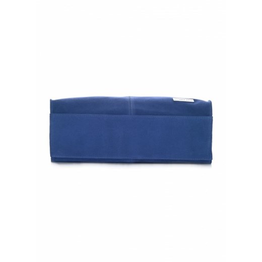 Vittoria Gotti Uniwersalne Torebki Skórzane Na co dzień ShopperBag XL Niebieska - Jeans (kolory)