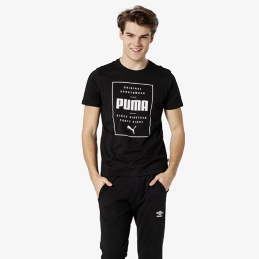 T-shirt męski Puma czarny 