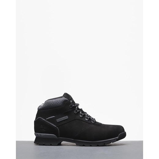 Buty zimowe męskie Timberland sznurowane na zimę czarne z gumy 