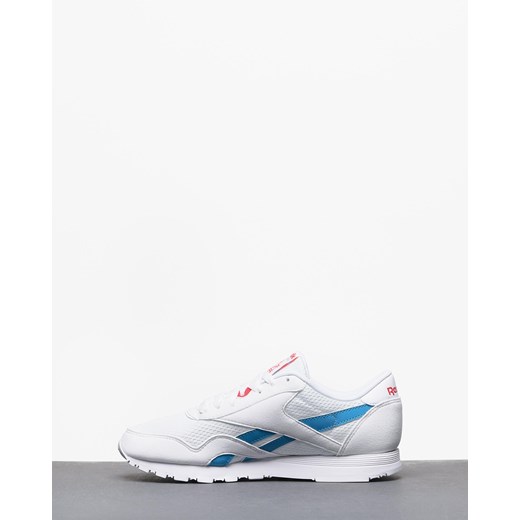 Buty Reebok Cl Nylon Txt Wmn (white/blue/neon red) Reebok  38 Roots On The Roof