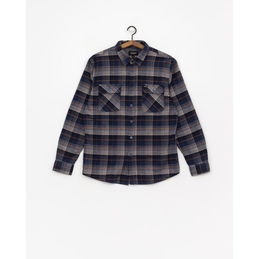 Koszula Brixton Bowery Flannel (blue night)  Brixton S Roots On The Roof