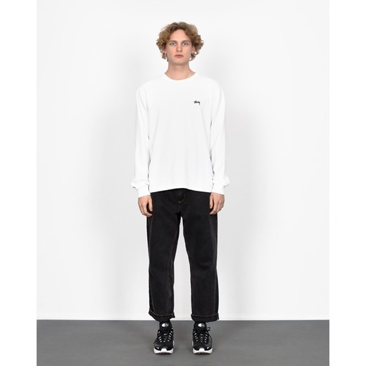 Longsleeve Stussy Stock Crew (white) Stussy  L Roots On The Roof