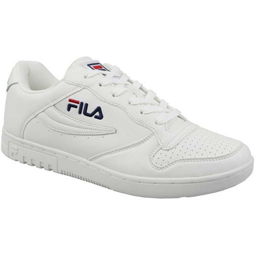 Buty sportowe męskie Fila białe sznurowane skórzane 