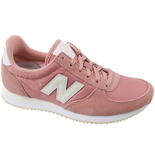 New Balance buty sportowe damskie do biegania młodzieżowe różowe sznurowane bez wzorów 