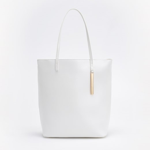 Shopper bag Reserved na ramię casual matowa 
