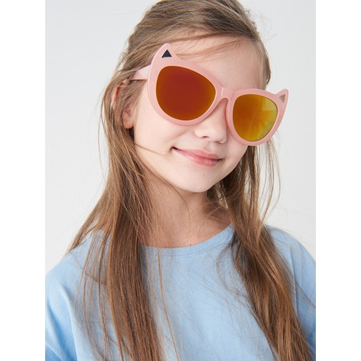 Okulary przeciwsłoneczne dziecięce różowe Reserved 