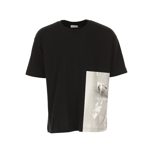 T-shirt męski Calvin Klein bawełniany casualowy z krótkim rękawem 