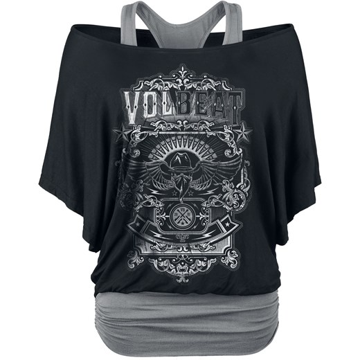 Volbeat - Old Letters - T-Shirt - czarny szary
