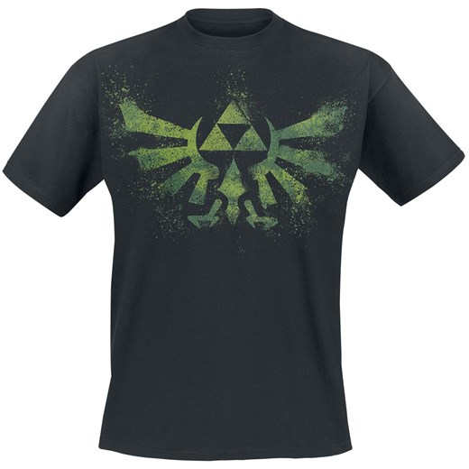 The Legend Of Zelda - Wingcrest - Triforce - T-Shirt - czarny