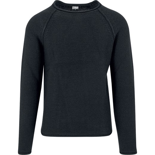 Urban Classics - Raglan Wideneck Sweater - Sweter - czarny