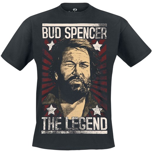 Bud Spencer - The Legend - T-Shirt - czarny