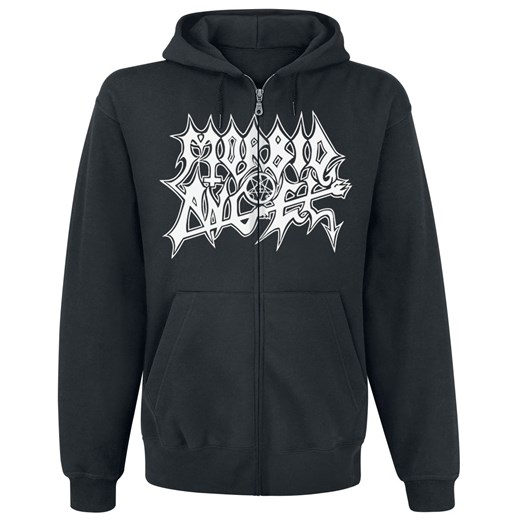 Morbid Angel - Extreme Music - Bluza z kapturem rozpinana - Mężczyźni - czarny