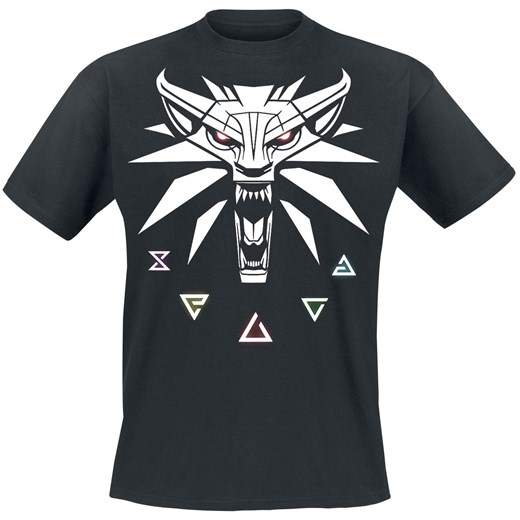 The Witcher - Signs Of The Witcher - T-Shirt - czarny