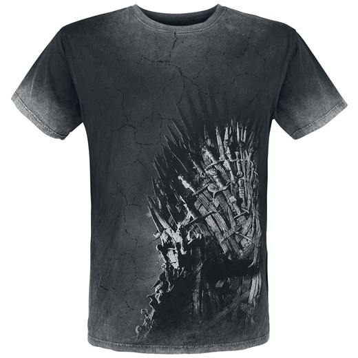 Gra o Tron - Iron Throne - T-Shirt - czarny szary