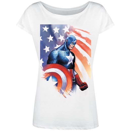 Bluzka damska Captain America z bawełny 