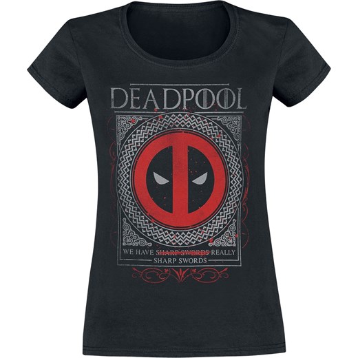 Bluzka damska Deadpool z krótkim rękawem 