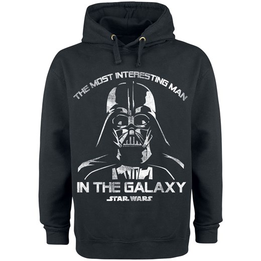 Star Wars - Darth Vader - Most Interesting Man - Bluzy z kapturem - czarny Star Wars  XL EMP