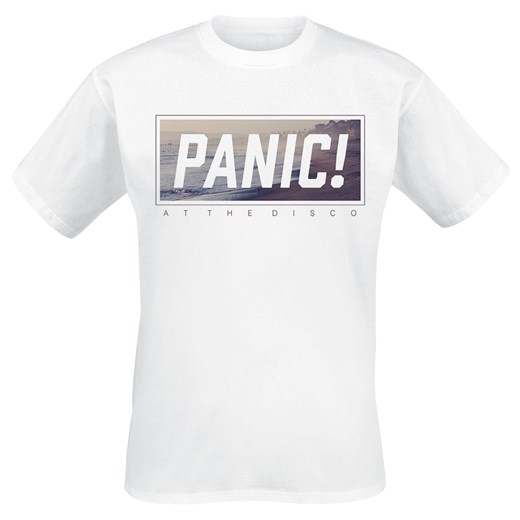 Panic! At The Disco - Logo - Koszulki - biały Panic! At The Disco  S EMP