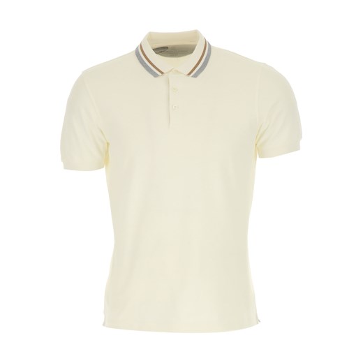 Brunello Cucinelli Koszulka Polo dla Mężczyzn, biały, Bawełna, 2019, L M Brunello Cucinelli  L RAFFAELLO NETWORK