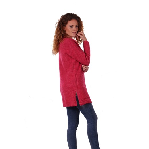 Sweter damski bez zapięcia z ozdobnymi zamkami + kolory  Niren 42 wyprzedaż  