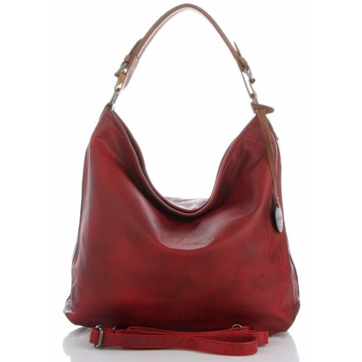Shopper bag Diana&Co matowa na ramię bez dodatków średnia 