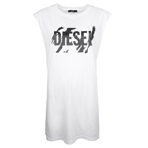 Bluzka damska Diesel T-shirt "t- Lucas" z krótkimi rękawami bawełniana w stylu młodzieżowym 