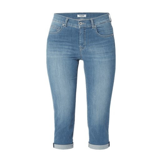 Spodnie capri jeansowe w dekatyzowanym stylu o kroju slim fit Angels  36 Peek&Cloppenburg 