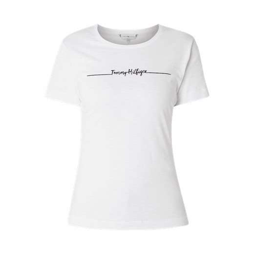 T-Shirt z bawełny organicznej  Tommy Hilfiger XXL Peek&Cloppenburg 