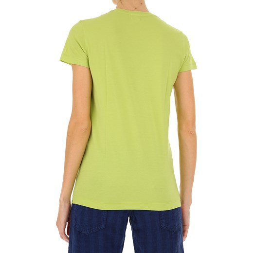 Massimo Alba Koszulka dla Kobiet Na Wyprzedaży, kwaśna zieleń, Bawełna, 2019, 38 40