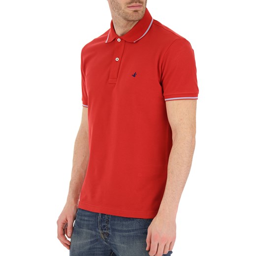 Brooksfield Koszulka Polo dla Mężczyzn, czerwony, Bawełna, 2019, L M S Brooksfield  M RAFFAELLO NETWORK