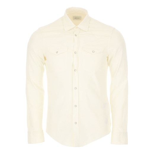 Dondup Koszula dla Mężczyzn, biały, Bawełna, 2019, L M S XL  Dondup S RAFFAELLO NETWORK