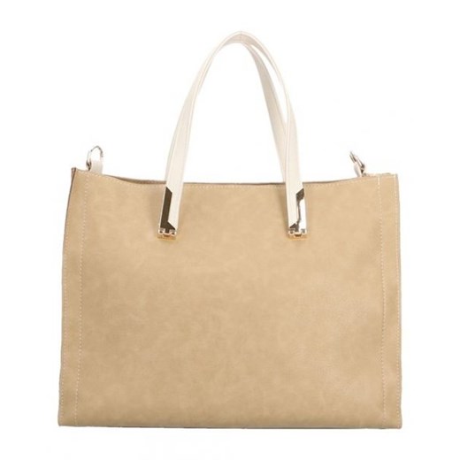Shopper bag Chiara Design na ramię matowa bez dodatków 