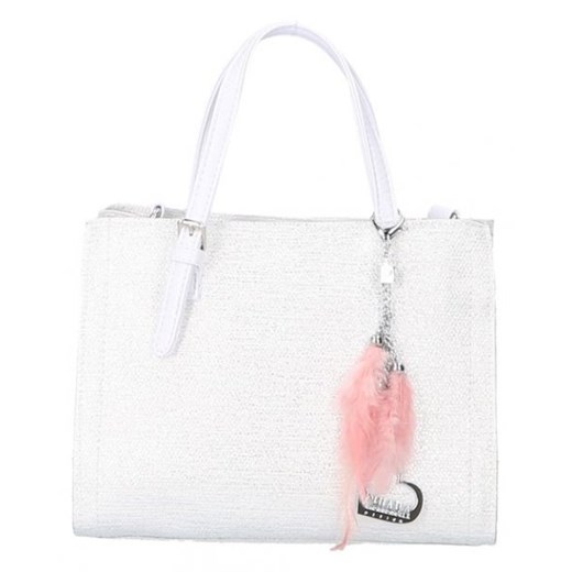 Shopper bag Chiara Design matowa z breloczkiem duża 