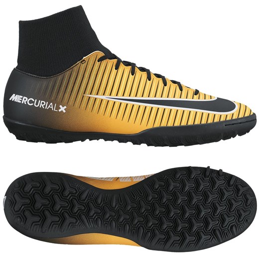 Wielokolorowe buty sportowe męskie Nike Football mercurial na wiosnę sznurowane 