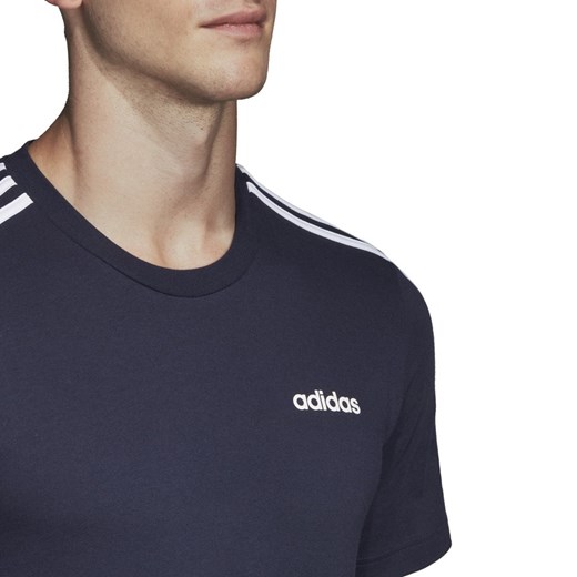Koszulka sportowa Adidas w paski z bawełny 