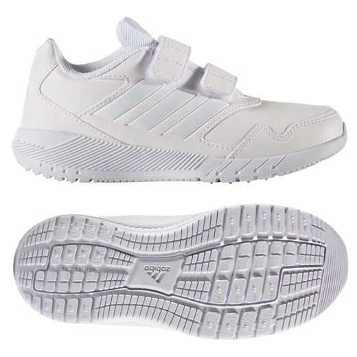 Buty sportowe dziecięce Adidas białe na rzepy 
