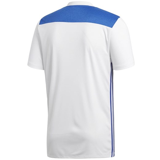 Koszulka adidas Regista 18 Jersey  biało niebieska JR CE8970  Adidas Teamwear 128 SWEAT