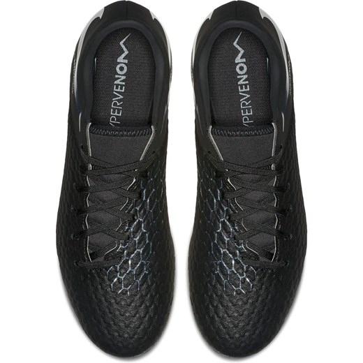 Buty sportowe męskie Nike Football hypervenomx sznurowane czarne na wiosnę 