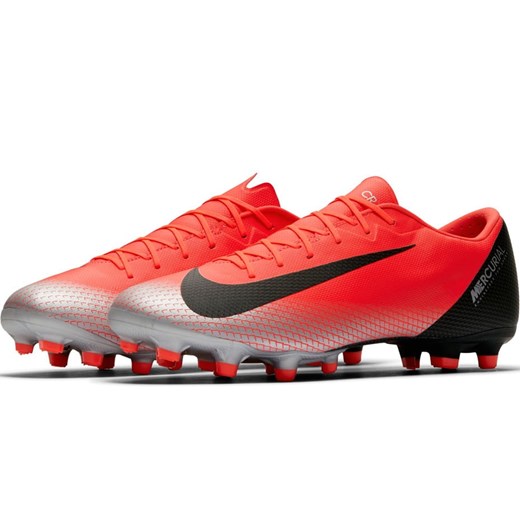 Buty sportowe męskie czerwone Nike Football mercurial wiązane 