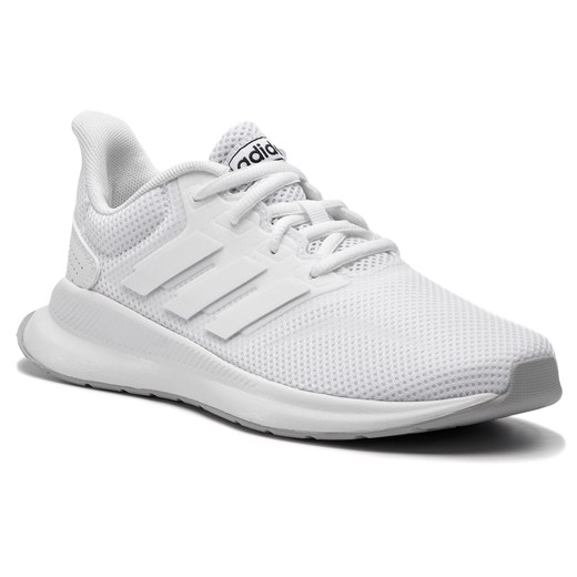 Buty sportowe damskie Adidas dla biegaczy z tworzywa sztucznego sznurowane 