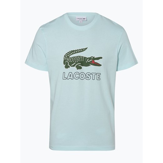 Lacoste - T-shirt męski, niebieski Lacoste  7 vangraaf